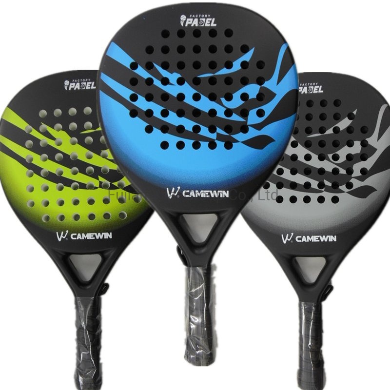 Custom Logo High Quality Diamond Shape Padel Bat Paddle Rackets Tennis Racket Carbon Beach Tennis Racket