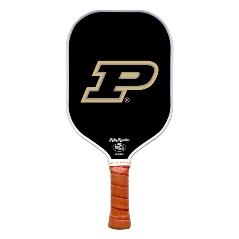 Rally Republic PIckleball Paddle - Purdue Boilermakers Black Primary Athletic Mark