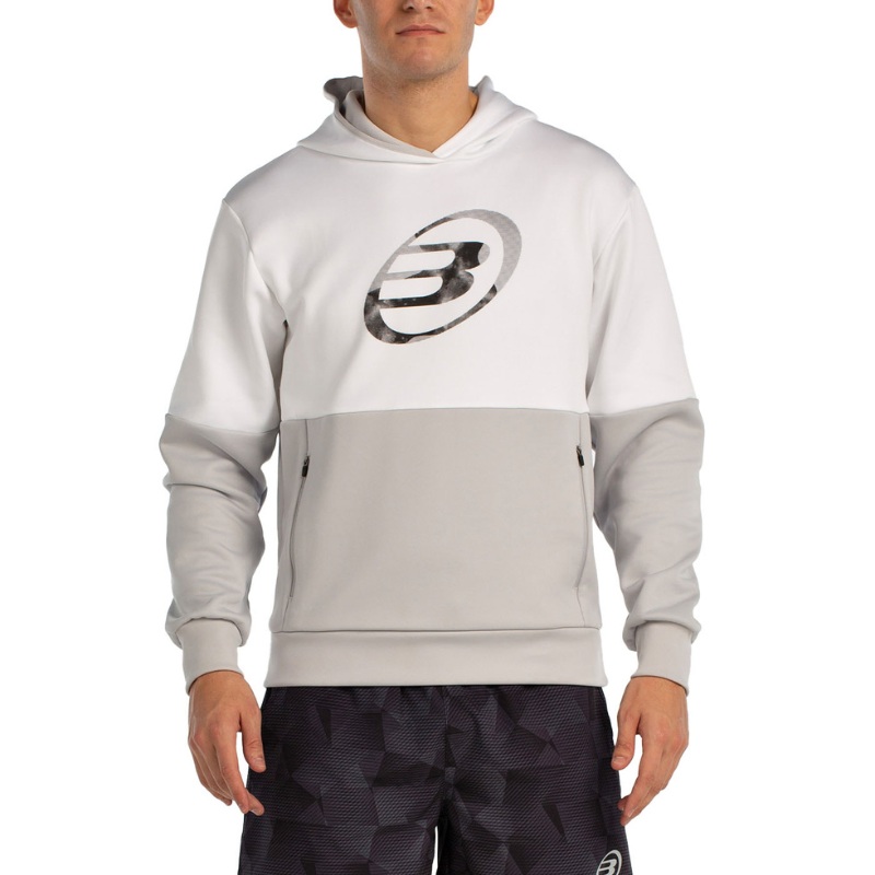 Sweat Bullpadel Boyal Blanc/Gris