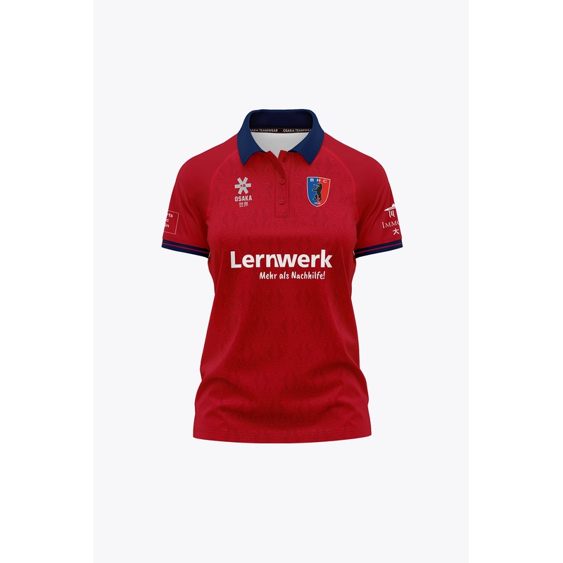 Berlin Kids Girls Polo Jersey - Red