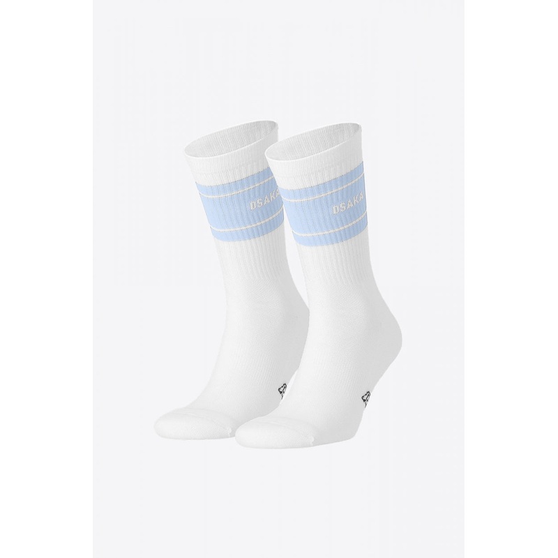 Osaka Colourway Socks Duo Pack | Sky Blue
