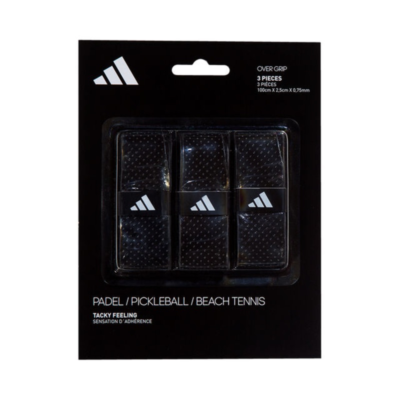 Padel Overgrip 3 Pack-Black
