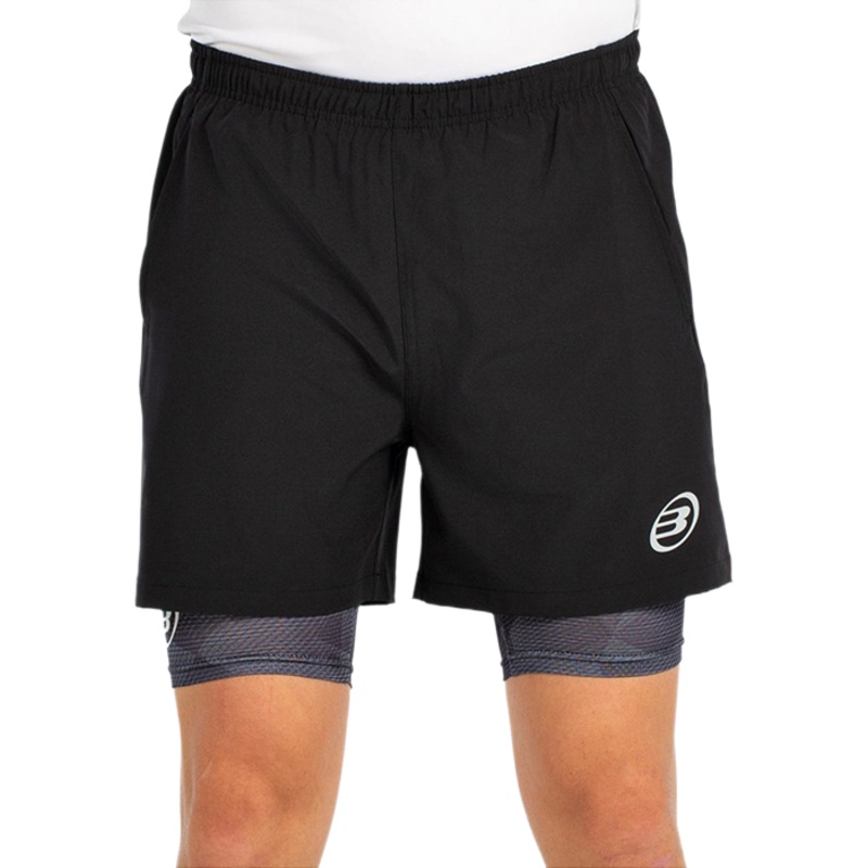 Pantalon Bullpadel Manzan Negro 2025