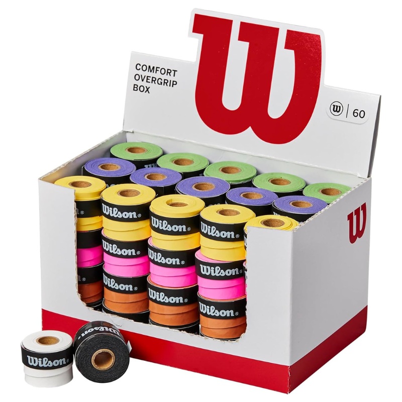 Bote de surgrips Wilson Overgrip Comfort Couleurs x60