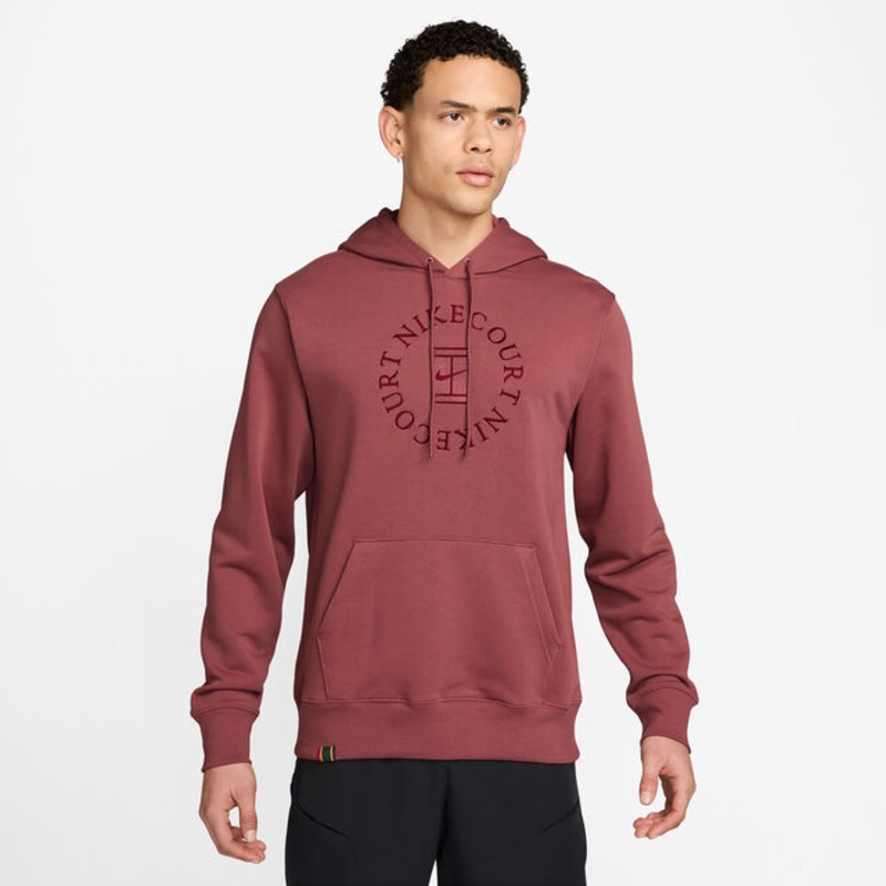 Court Dri-Fit Heritage Fleece Hoody Men - Wine Red
