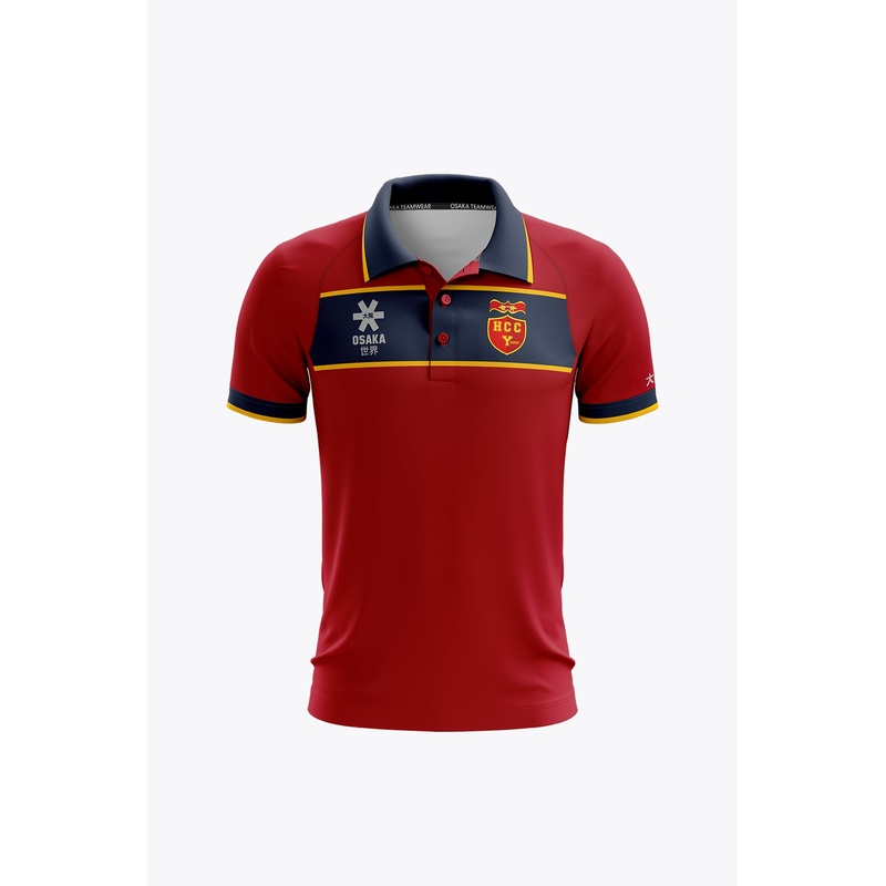 HC Cauchois Women Polo Jersey | Red