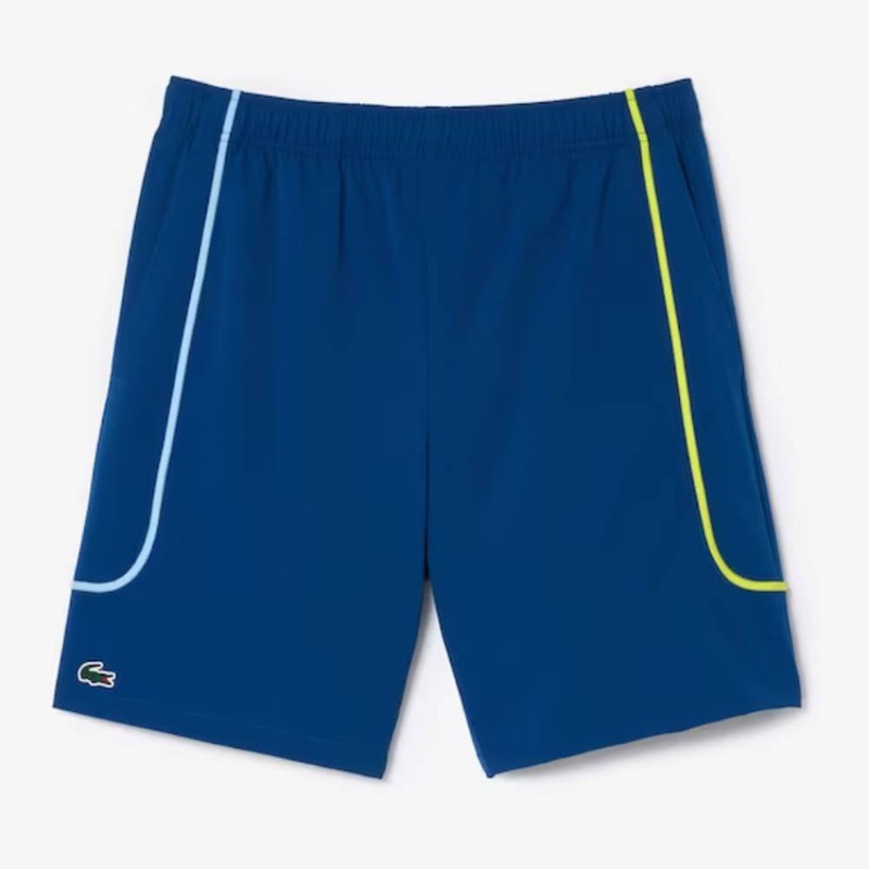 Lacoste Men's Unlined Tennis 9-Inch Short (Blue)