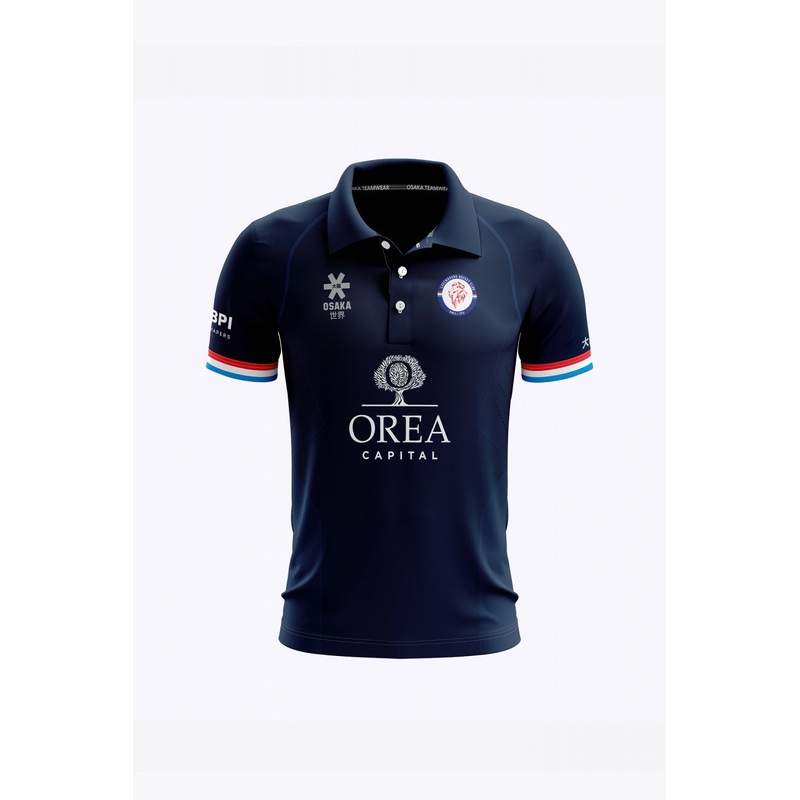 Luxembourg Men Polo Jersey Away - Retro Edition | Navy