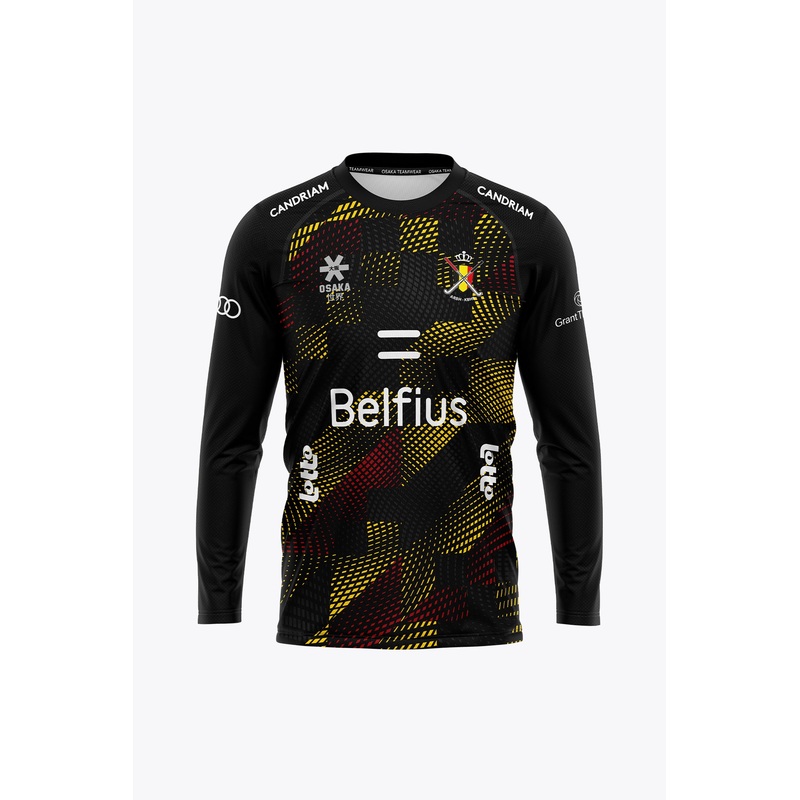 Official Belgium Goal Keeper Tee Long Sleeves - Women | Black