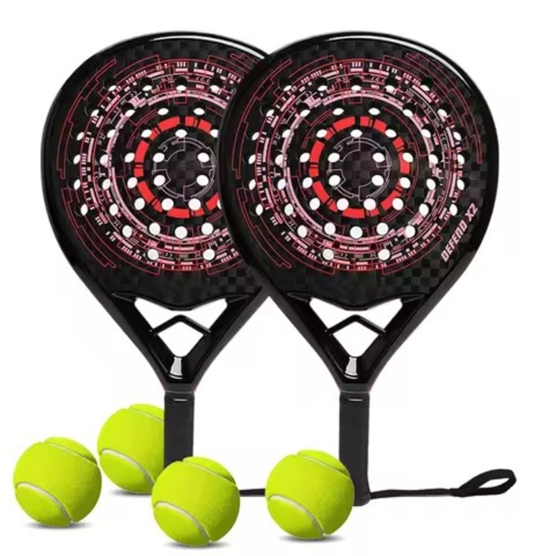 Anxspin Custom Padel Carbon Fiber Beach Racket 18K Carbon Face OEM/ODM Badminton Shuttlecock Tennis Ball Racket with EVA High Quality Pakistan Made Low MOQ