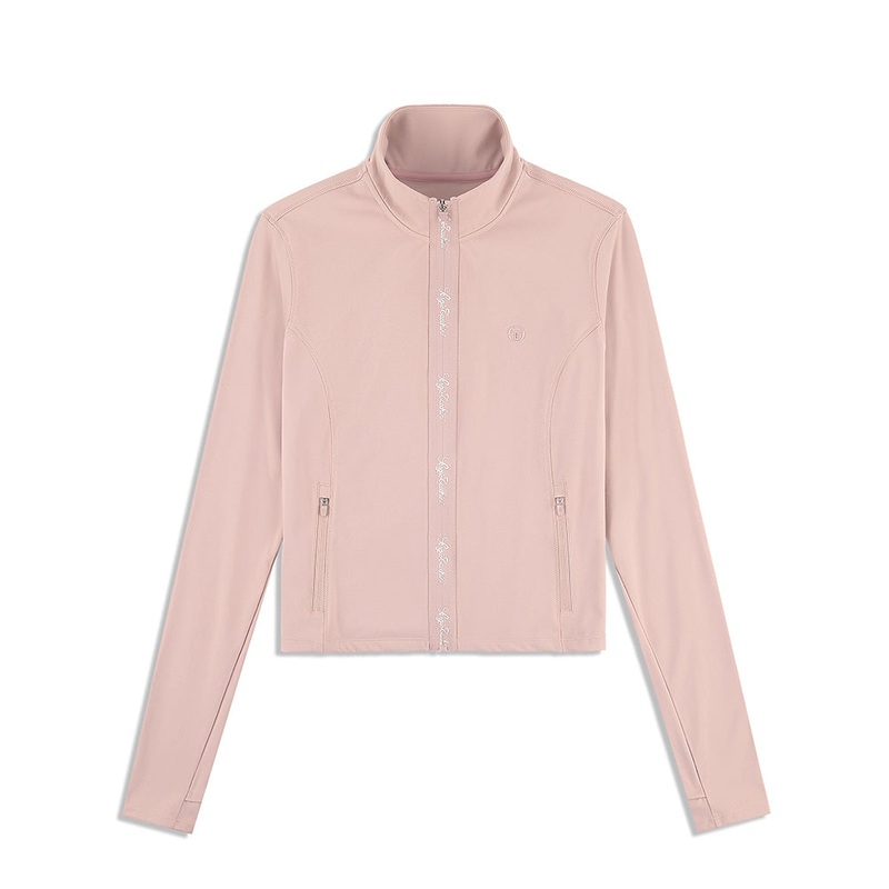 Sergio Tacchini Delfina Contour Track Jacket - Pale Mauve