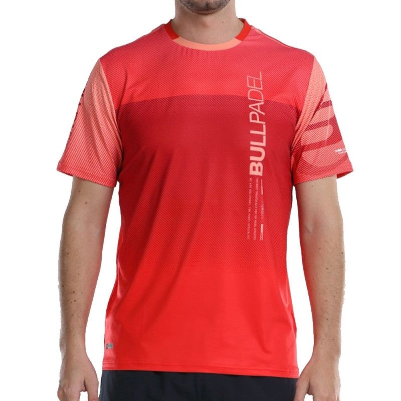 T-shirt Bullpadel Nauru Rouge|S|M|L|XL|XXL
