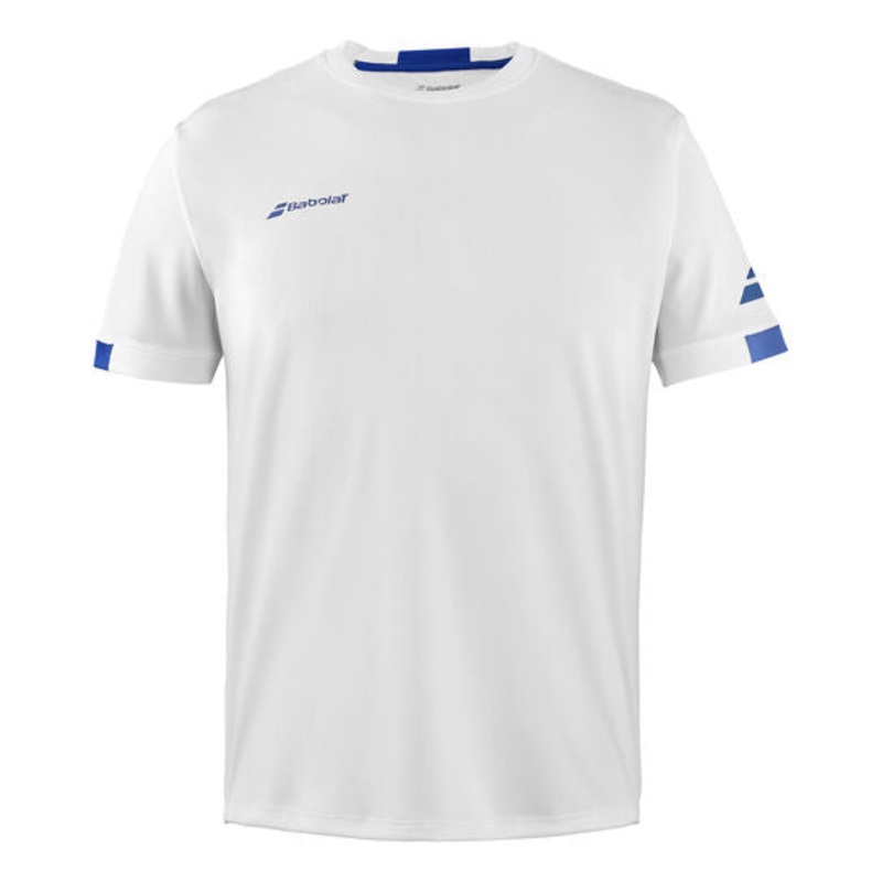 Babolat Play Crew Neck Tee|S|M|L|XL|Black|White|Blue
