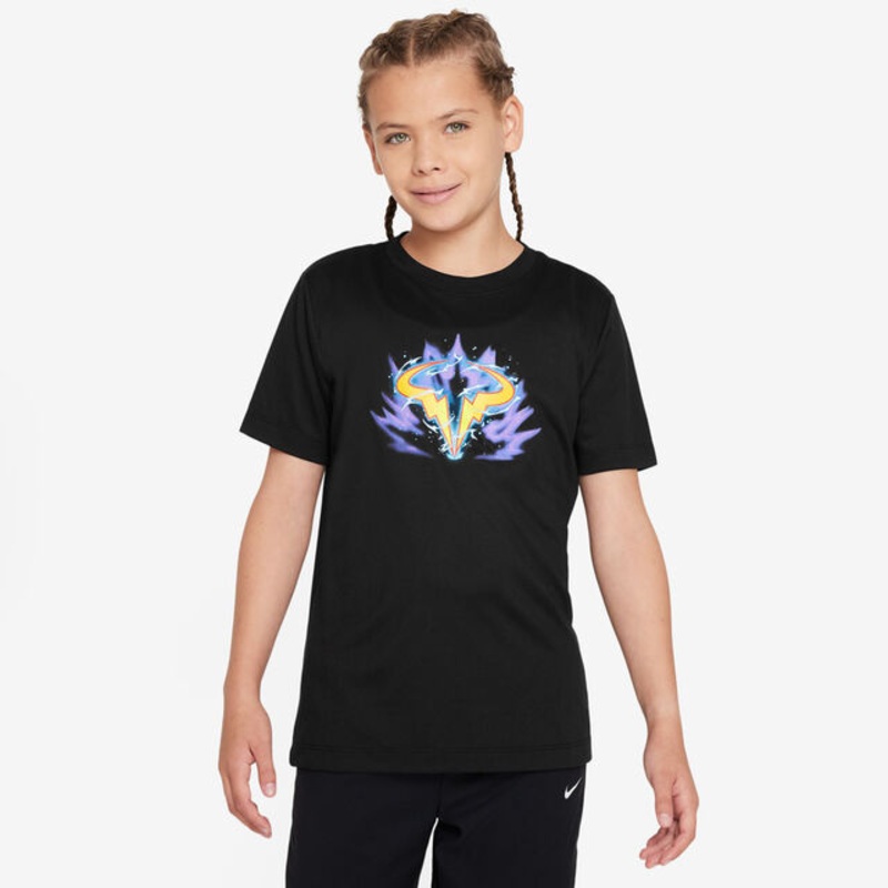 Dri-Fit Rafa T-Shirt Kids - Black