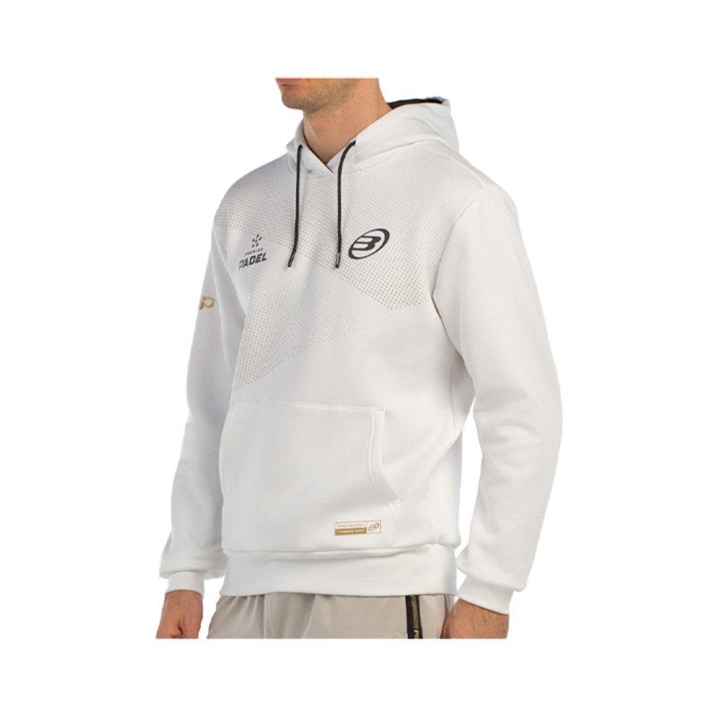 Sudadera Bullpadel Baque Blanco 2025