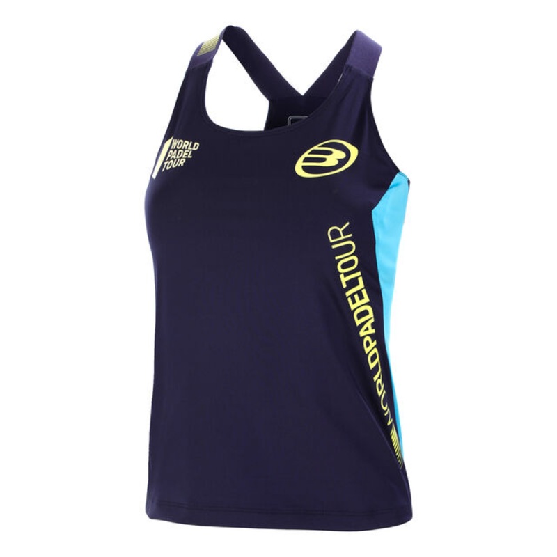 Tank Top Women - Dark Blue, Yellow