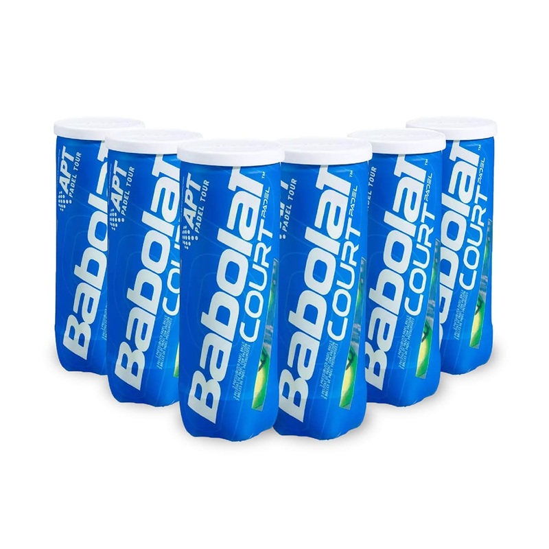 Babolat Court APT Padel Ball - 6 Pack Bundle (6xCans)