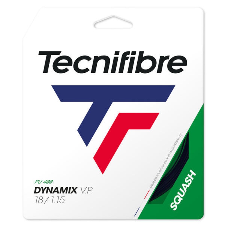Tecnifibre Dynamix VP 18/1.15 Squash String (Black)