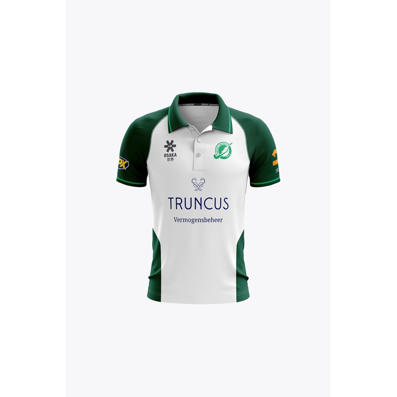 Temse Kids Polo Jersey | White-Dark Green