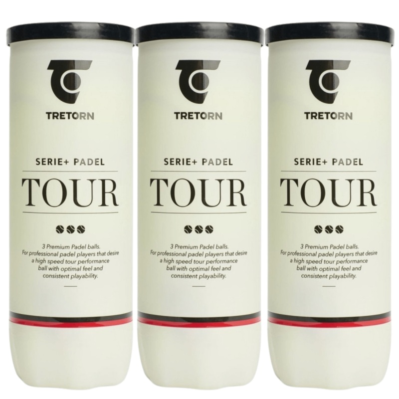Tretorn Serie Tour Padelballen (3x3 st.)