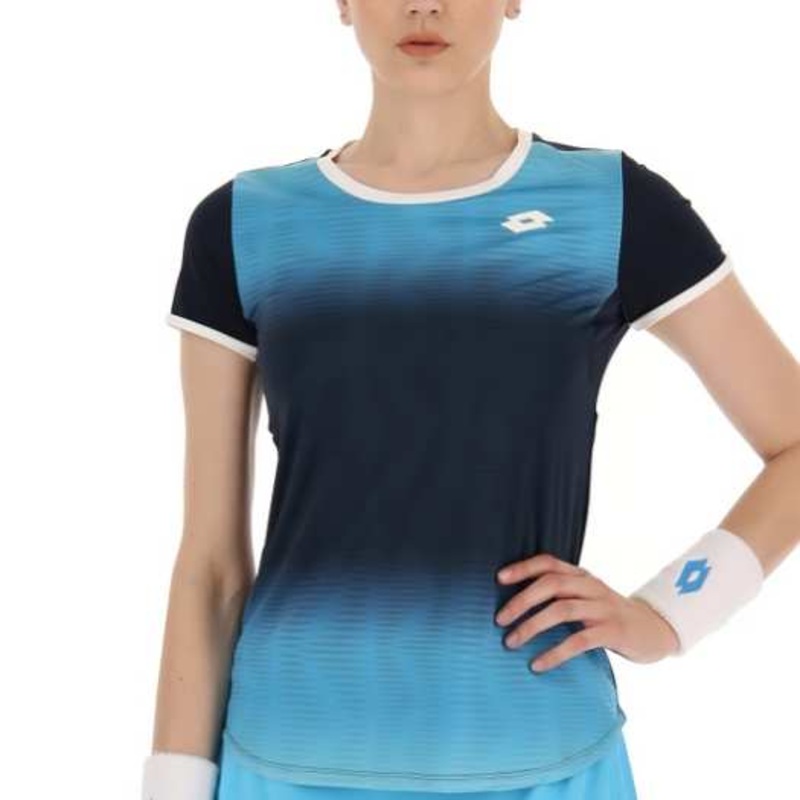 Lotto Women's Top IV Tee Top (Blue Toll/Navy Blue)