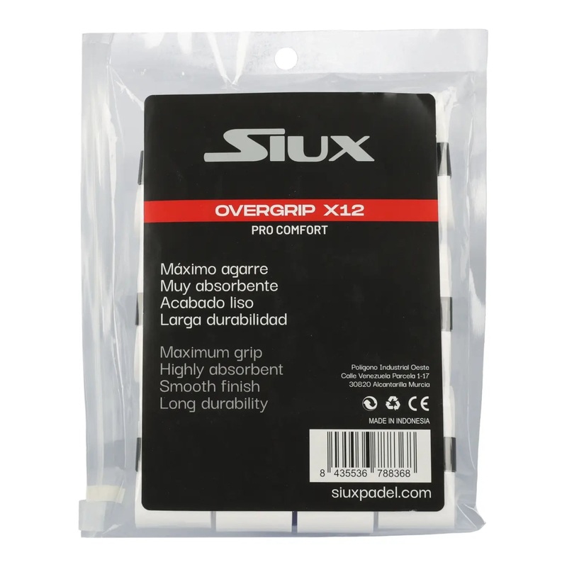 Siux Pro Comfort Overgrips - 12 Pack