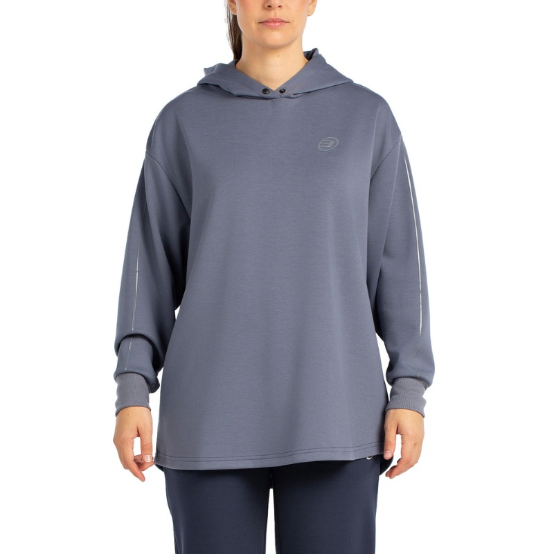 Sweat Bullpadel Batir Bleu Femme