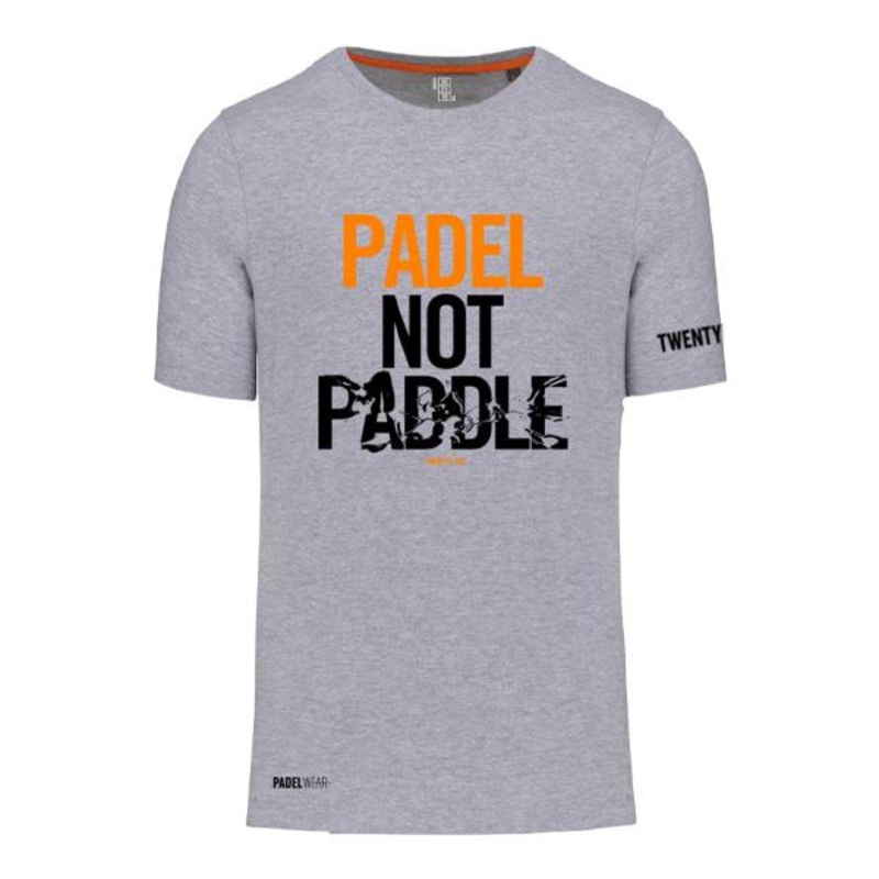 T-shirt TBT - Padel Wear Padel not Paddle gris