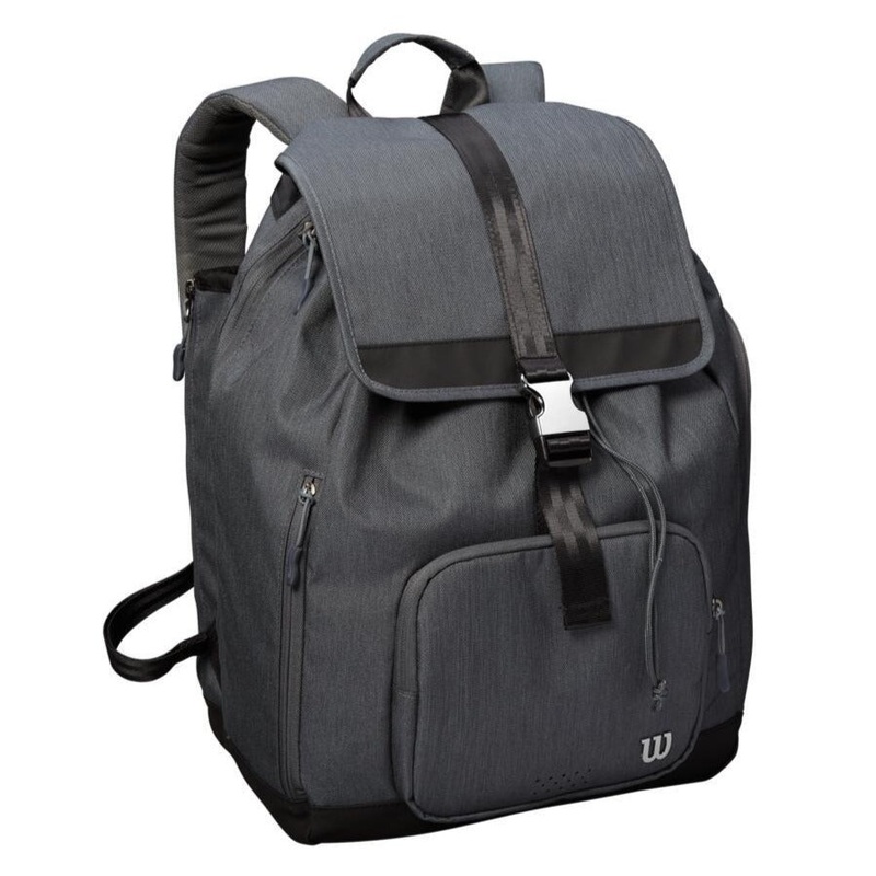 Wilson Women's Foldover Backpack Racquet Bag (Grey)