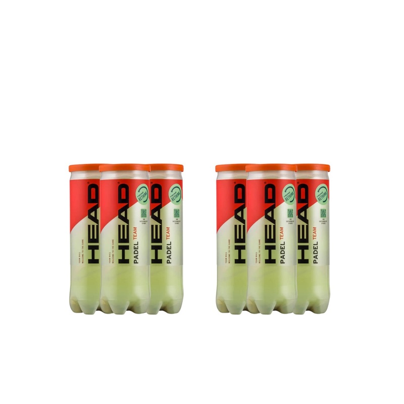2 Tripacks of Head Padel Team Balls