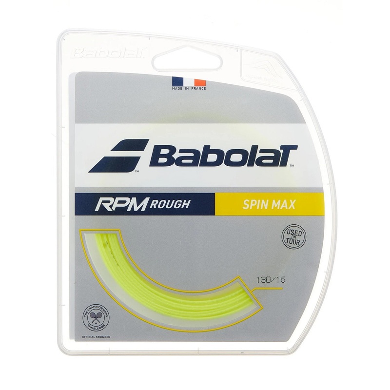 Babolat RPM Rough 16/1.30 Tennis String (Yellow)