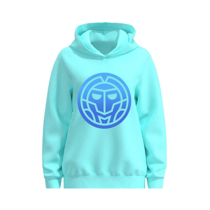 Colortwist Chill Hoody Girls - Turquoise, Blue