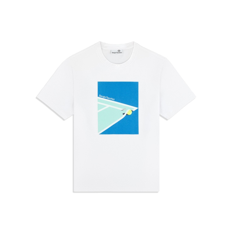 Sergio Tacchini Dante T -Shirt - Brilliant White