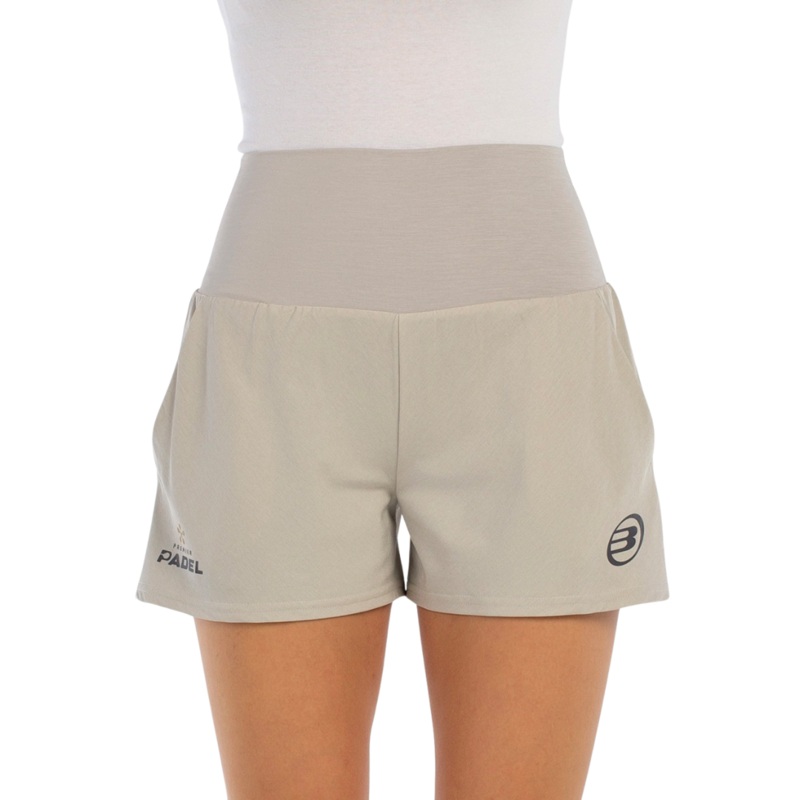 Short Bullpadel Adura Beige Femme