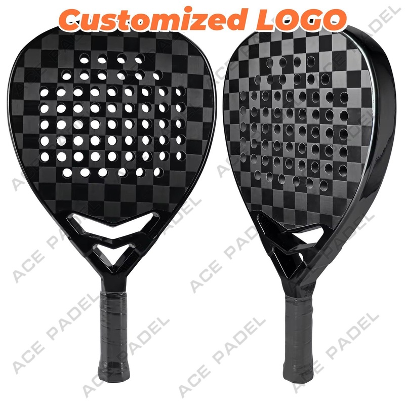 Ace Padel Professional Custom 18K Carbon Fiber EVA Foam Padel Tennis Racket