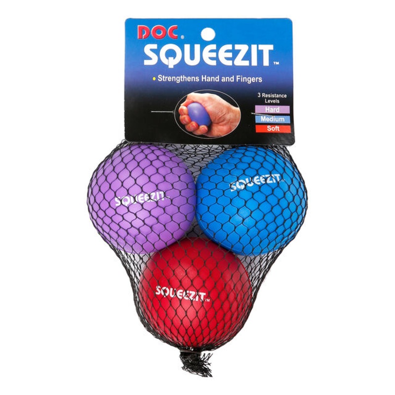 Squeez It Ball 3 Pack-Blue,Violet