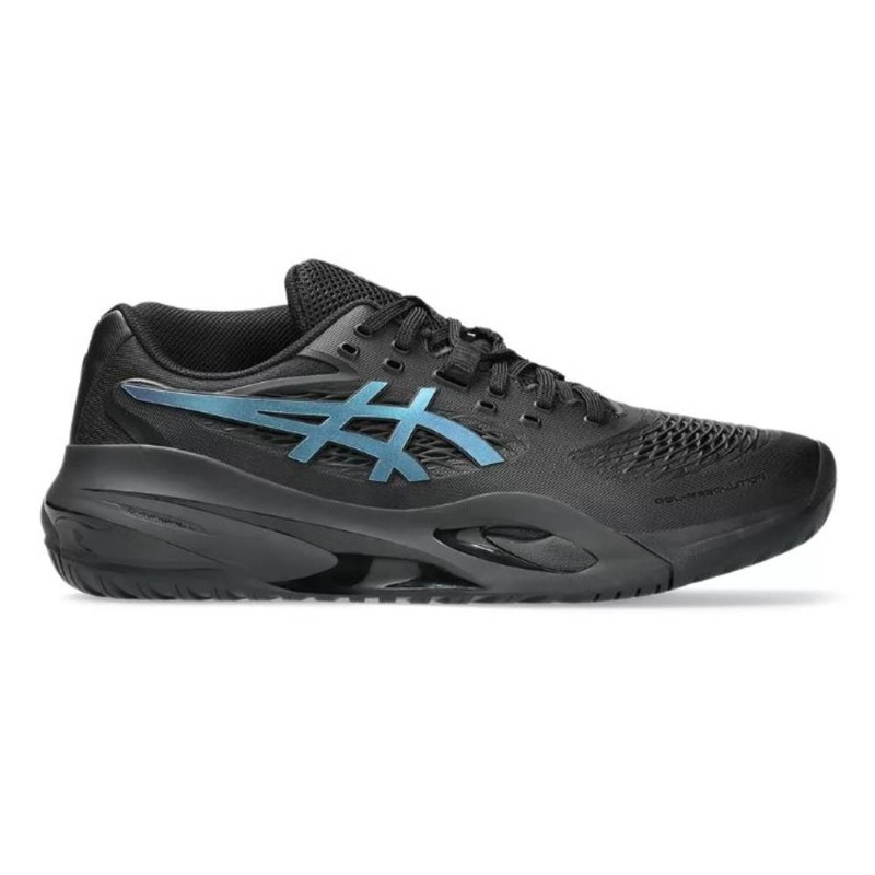 Asics Gel Resolution X Night Energy Men's Tennis Shoe (Black/Prism Blue)