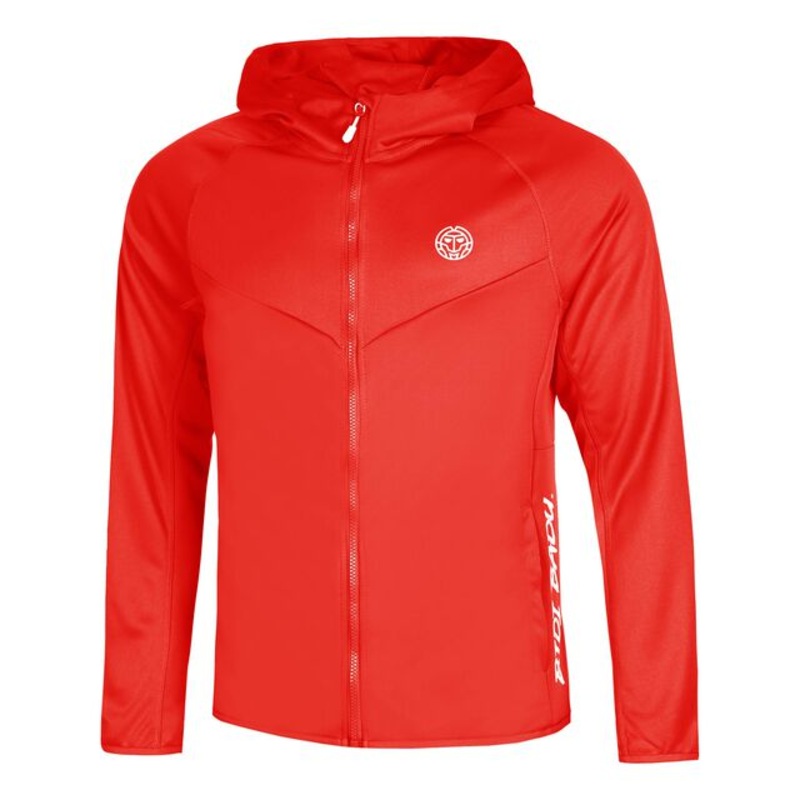 Crew Hood Training Jacket Men - Red
