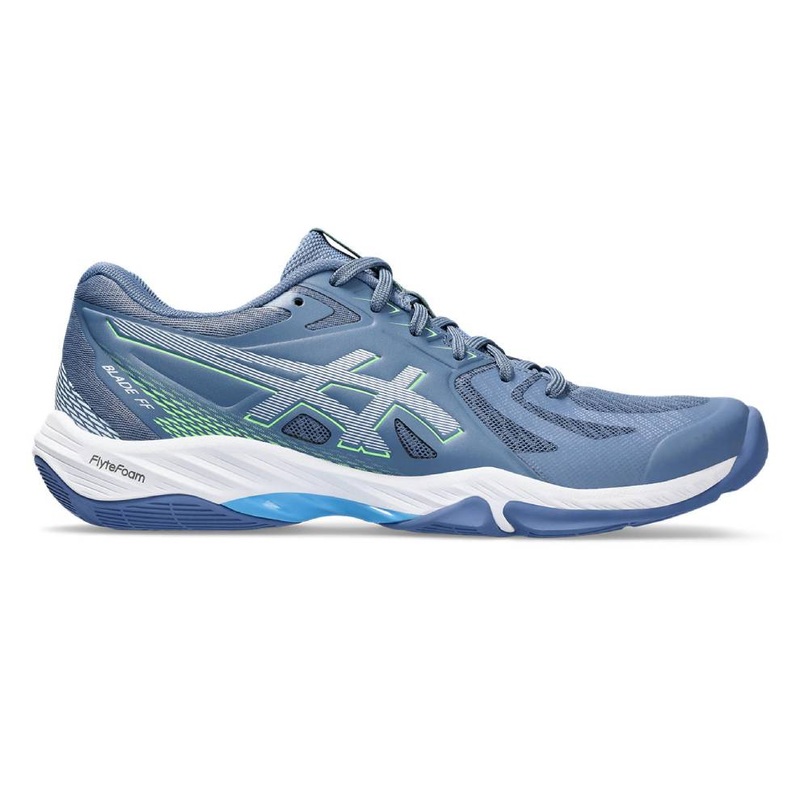 Asics Blade FF Men's Indoor Court Shoe (Blue/Lime)