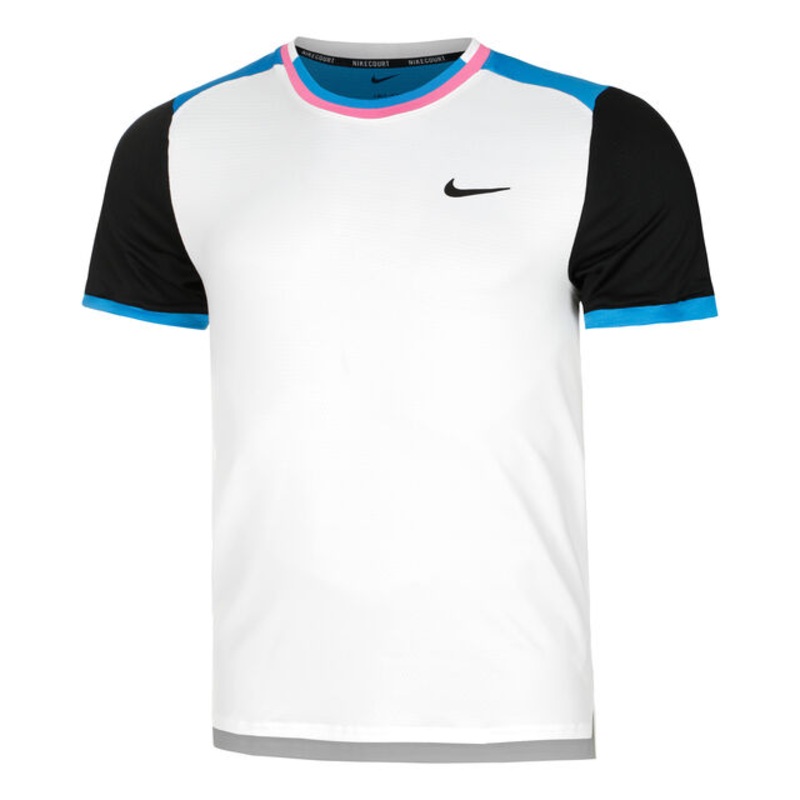 Court Dri-Fit Advantage T-Shirt Men - White, Blue