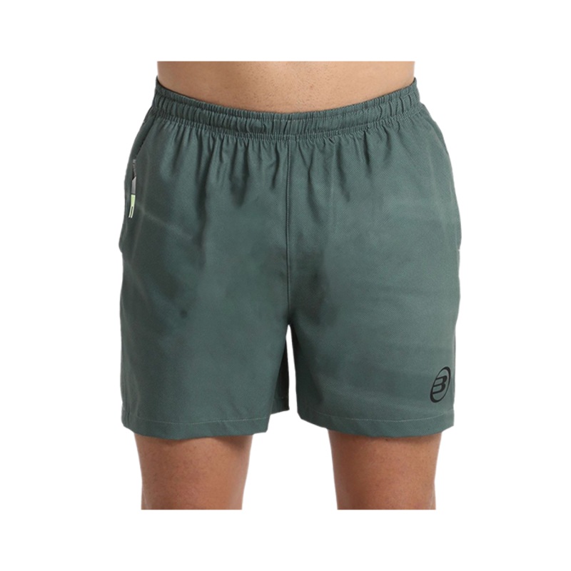 Pantalon Bullpadel Corto Legar Verde Oscuro 2025