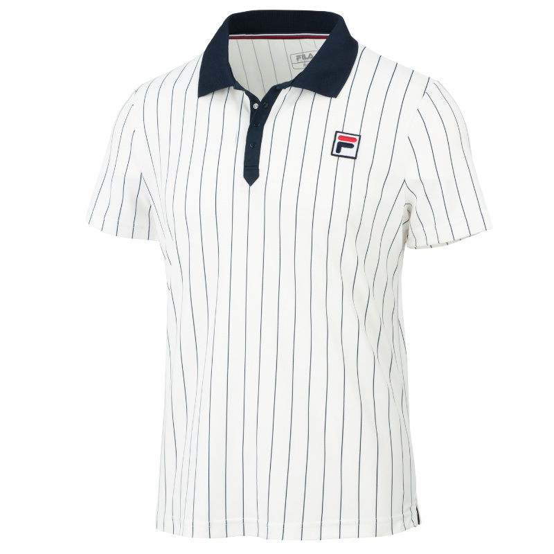 Polo Fila Stripes Bjrn Blanc|S|M|L|XL