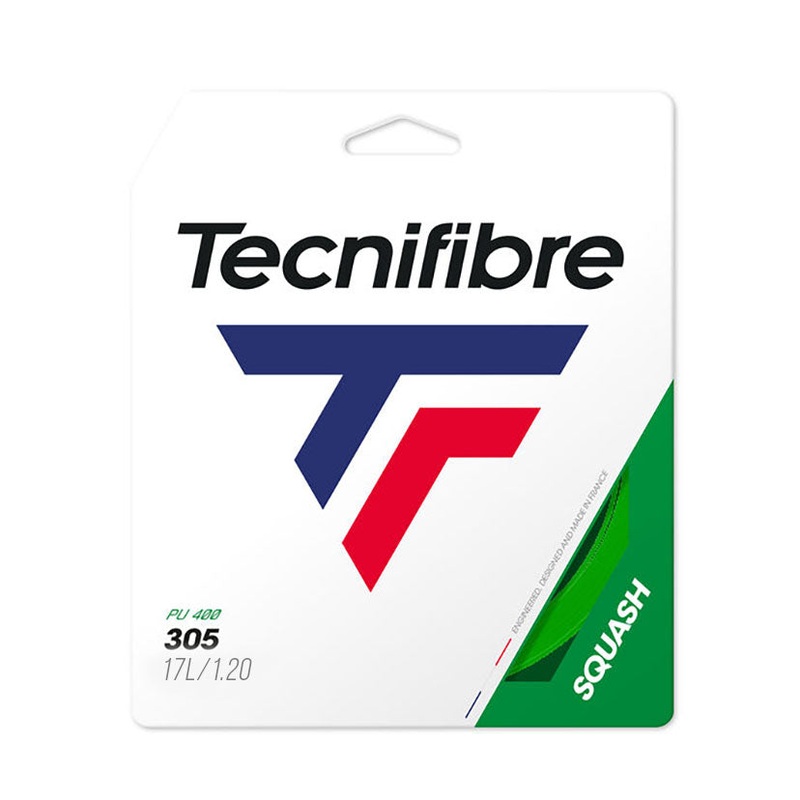 Tecnifibre 305 17L/1.20 Squash String (Green)