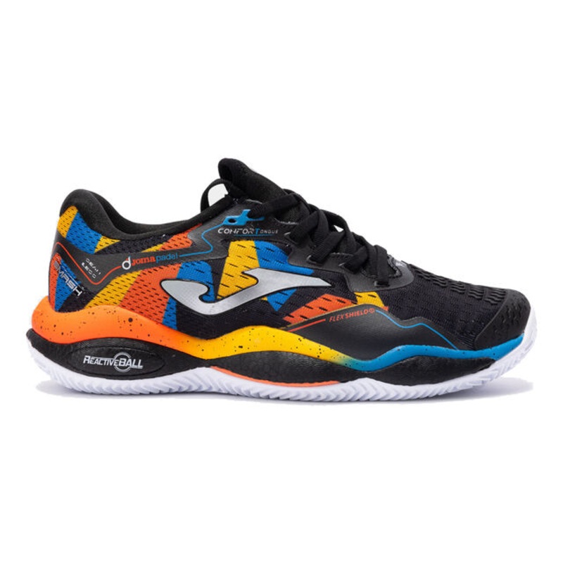Smash Padel Shoe Men - Black, Multicoloured