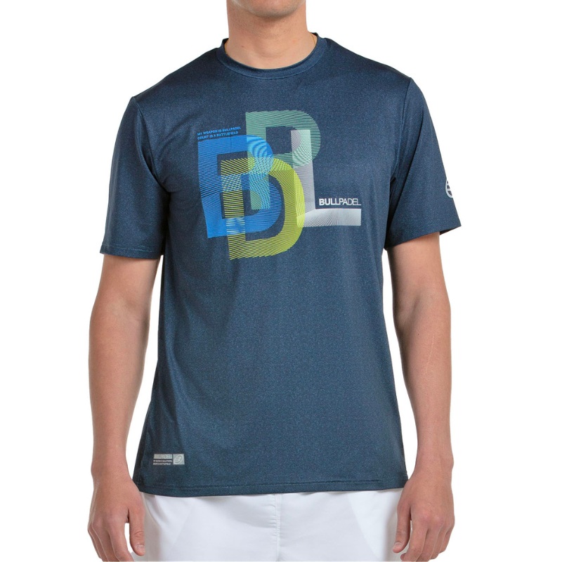 T-shirt Bullpadel Bebas Bleu Marine