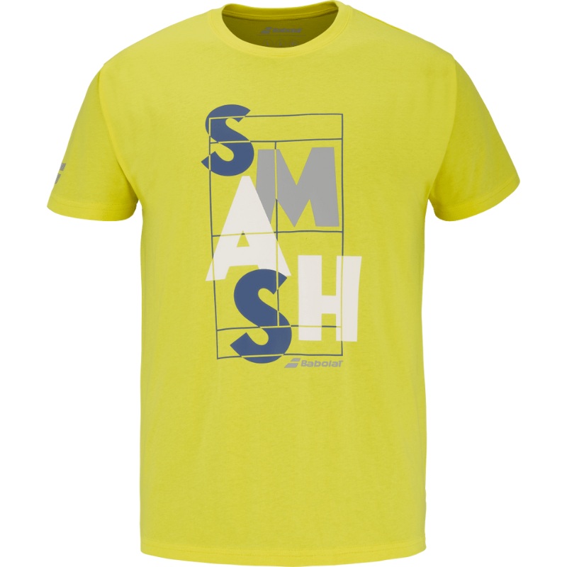 T-shirt Babolat Exercise Message Tee Jaune 2025