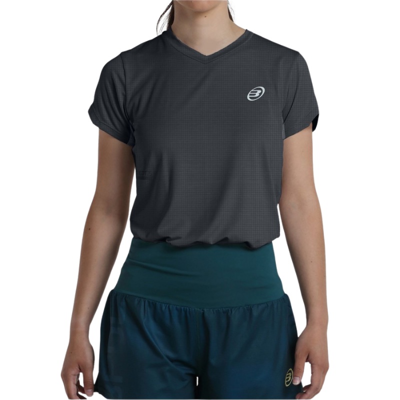 T-shirt Bullpadel Larda Noir Femme