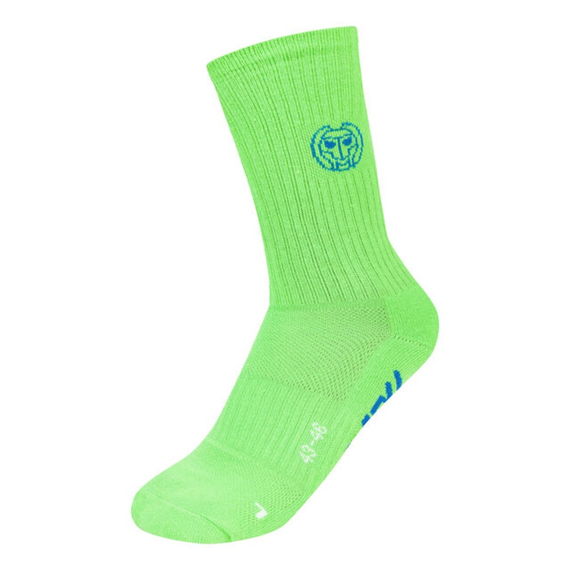 Tamio Tech Crew Sports Socks 3 Pack - Light Green, Dark Blue