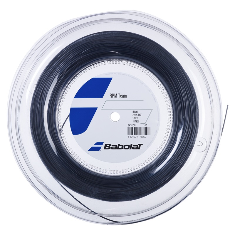Babolat RPM Team 1.30mm/200M Tennis String - Black