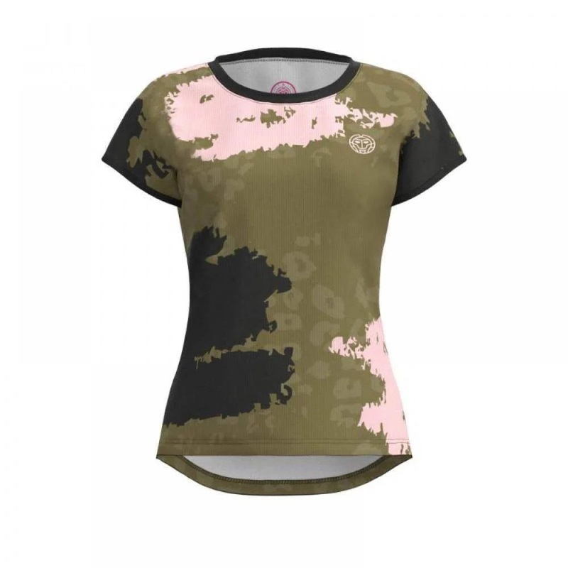 Bidi Badu Pure Wild Olive T-shirt Femme Gris Fonc